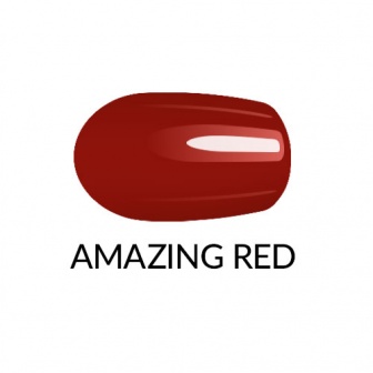 Esmalte de Uñas Acabado Gel AMAZING RED 11 ml – MakeUp