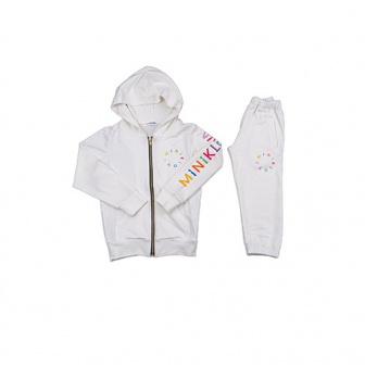 Chaqueta con Capucha + Pantalón de Chándal BLANCO 7-8 años MINIKLOVA