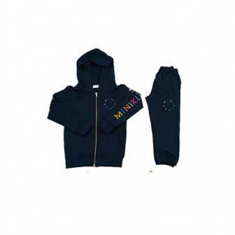Chaqueta con Capucha + Pantalón de Chándal AZUL OSCURO 9-10 años MINIKLOVA