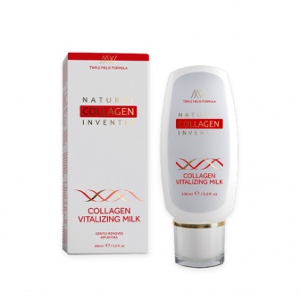 Leche Limpiadora Vitalizante con Colágeno Inventia 100 ml